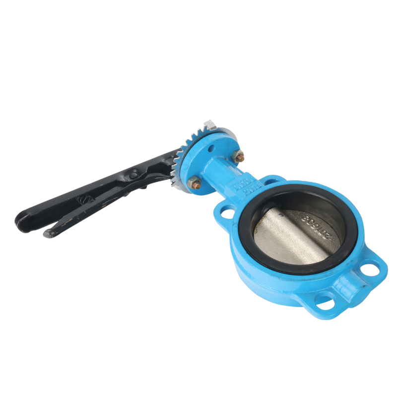 手柄软密封对夹蝶阀动中