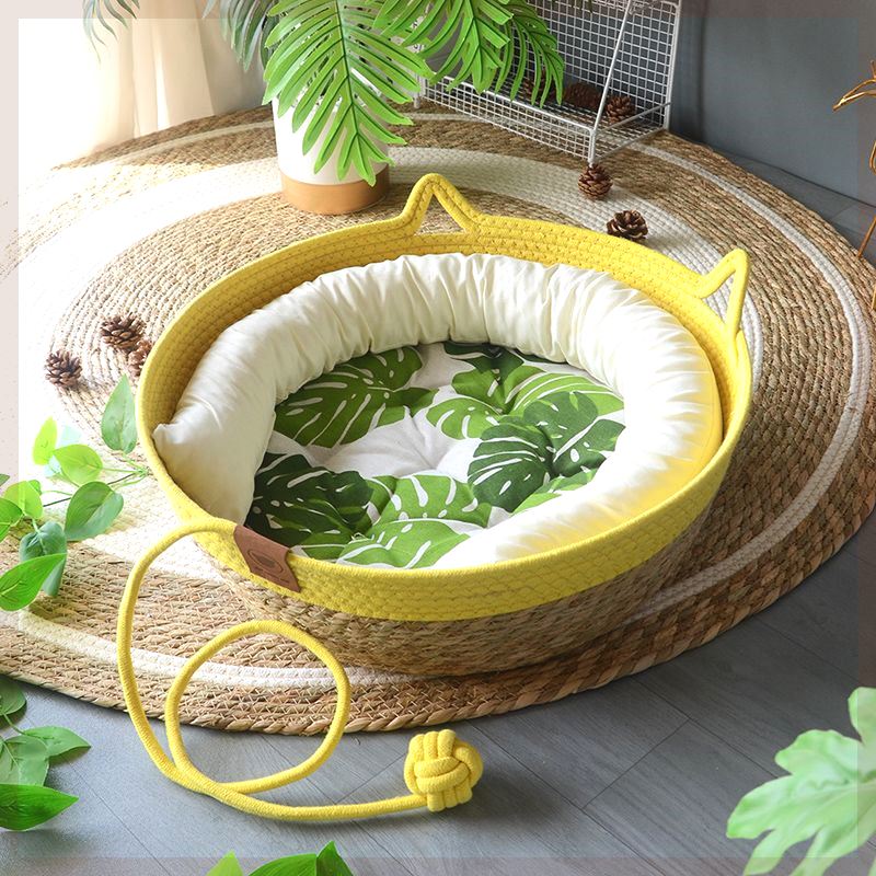 猫窝四季通用冬保暖咪藤