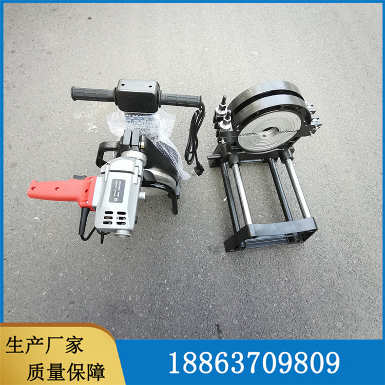 单柱手动热熔机 PE管热熔对接焊机 160/200塑料管焊管机