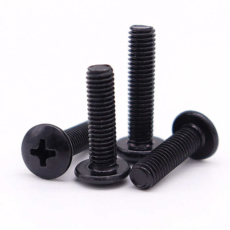 黑色蘑菇头螺栓大扁丝十