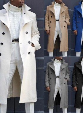 Trench Coat Winter Clothes Jackets Men Jacket long Overcoat