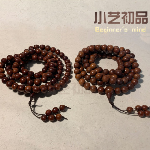 108颗 81颗道珠佛珠手串天然雷击木流珠念珠手持手串雷击枣木珠子