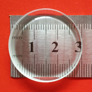 凹透镜片直径3cm焦距-7.5cm 双凹缩小镜 光学教学仪器