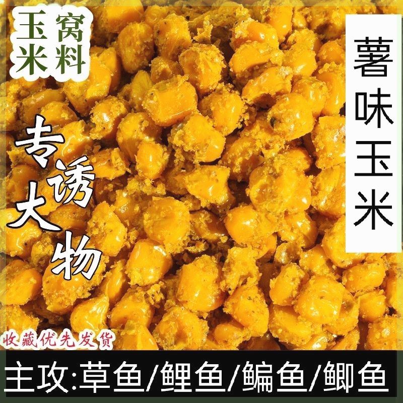 老坛发酵玉米粒窖坛五谷杂粮诱打窝料鲫草鲤鱼饵野钓大物水库重窝