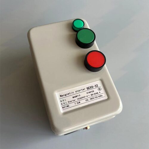 交流电磁开关HUEB-11K 16K HUPB-23K磁力启动器起动器按钮盒380V