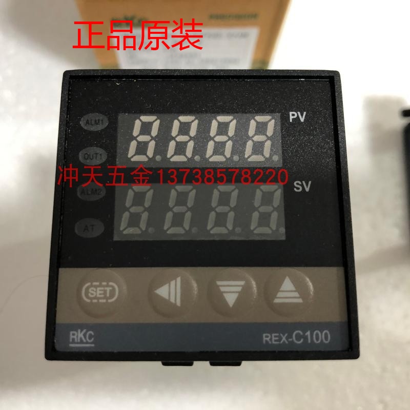 全新 正品原装 电子式温控仪REX-C100FK02-V-AM  K 数显温控器