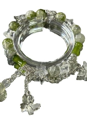 超值九条装琉璃手链女气