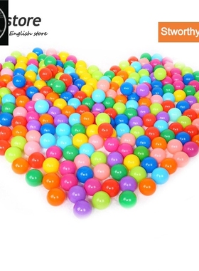 100 Baby Kids Swim Pit Balls Toy Colorful ball Soft Plastic