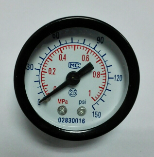 压力表直径轴向螺纹双刻