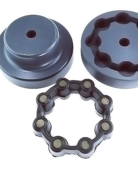 芯型MH/CC弹性橡胶带铁联轴器45/55/65/80/90/115/130/145/175200