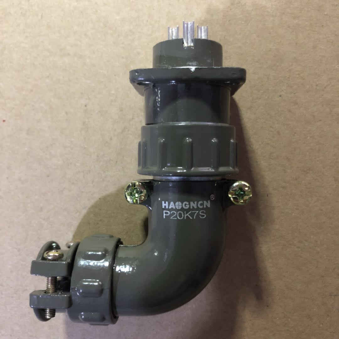 型圆形弯头芯连接器航空