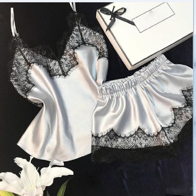 Night gown plus size sexy lingerie nightdress性感蕾丝睡衣女