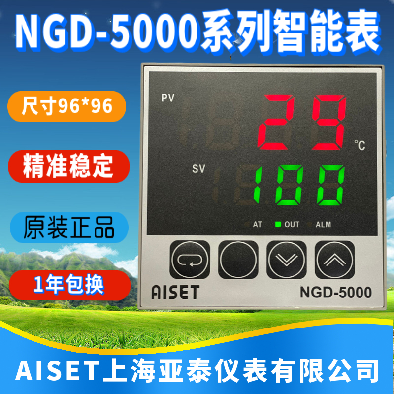 AISET上海亚泰仪表NGD-5000 5011V 5400V 5401V 5411V智能温控仪