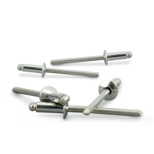 304不锈钢开口圆头抽芯铆钉平沉头铝合金门窗装 潢拉钉M3.2x6x8x10