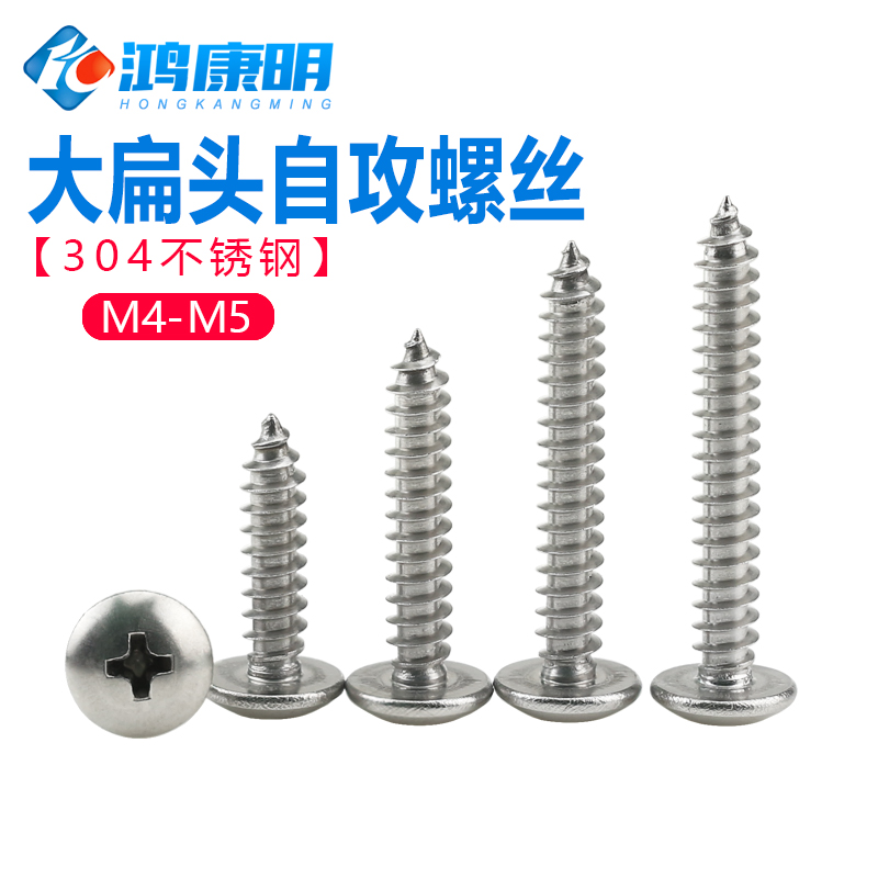 不锈钢大扁头自攻长螺丝