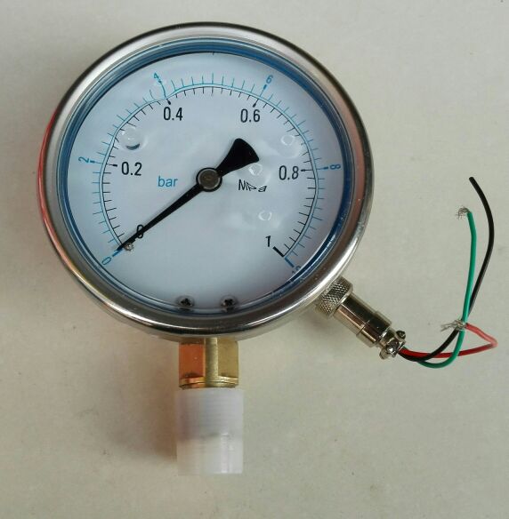 定制 耐震差动远传压力表 差动远传耐震 ytzn-100 0～1mpa 100mm