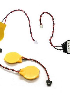 笔记本电脑主板电池适用DELL联想HPIBM2针COMS带线3VCR2032纽扣