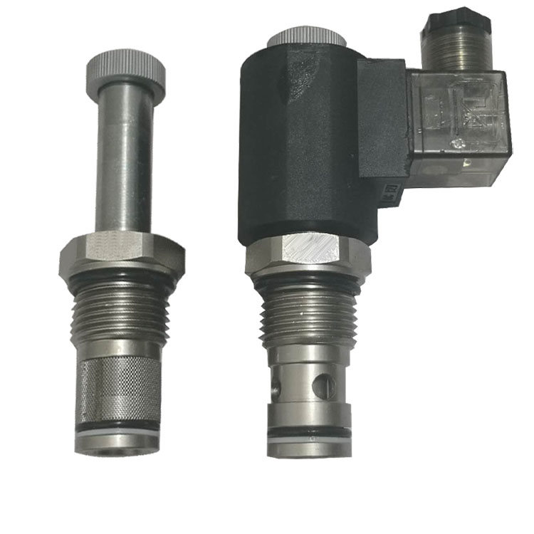 液压电磁阀SV12-28保压阀 LSV6-12-2NCSP双向保压DC24V电磁球阀