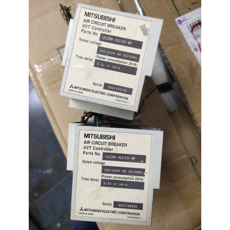 释迦自动化拆机三菱失压控制盒UCON-A240-W