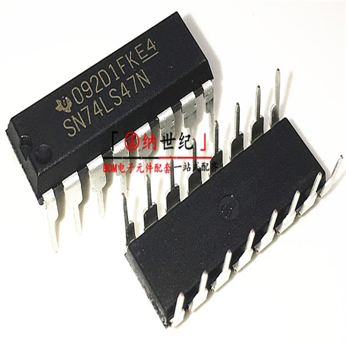 全新 SN74LS47N DIP-16 显示器驱动器 兼容 HD74LS47P 进口原装