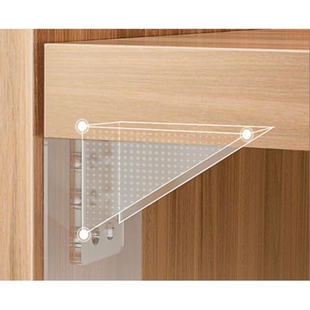 隔板固定托层板托片免打孔固定器分层托超大隔板托支撑柜板支撑托