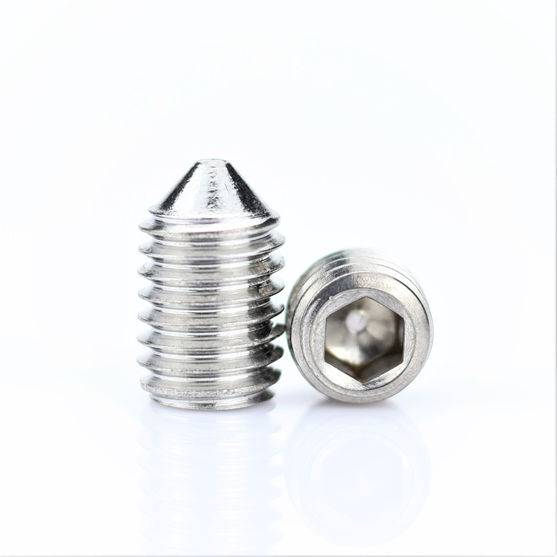 不锈钢尖头紧定无机米锥