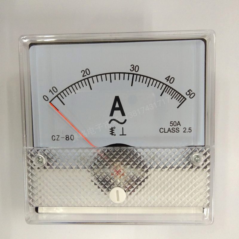 CZ 80 50A 交流指针式电流表 面板表 电流电压表