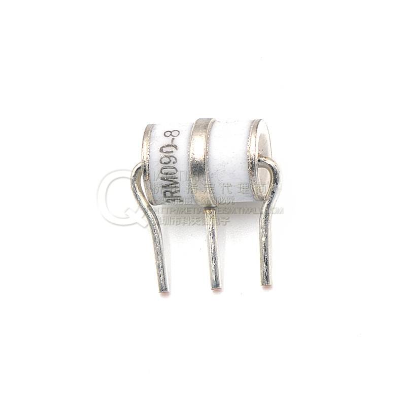 陶瓷气体放电管防雷管3RM090L-8 3脚 90V  8X10 10KA（5只）
