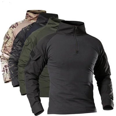 Frog coat camouflage military training long-sleeved T-shirt