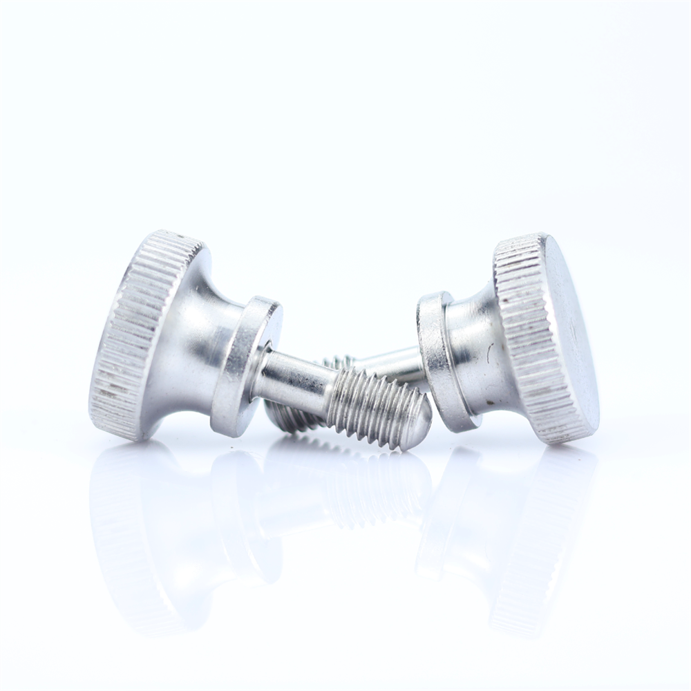 不锈钢高头滚花手拧松脱