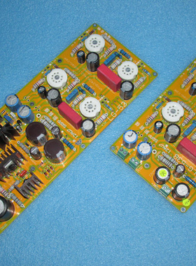 12AU7 SRPP + 12AU7 并联阴极输出胆前级成品板 有二款板 LG53