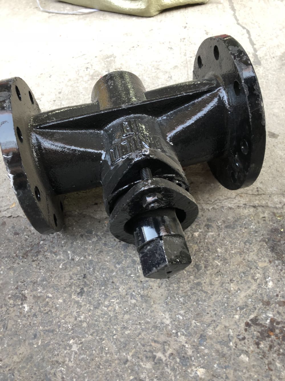 法兰两通旋塞阀 法兰三通旋塞阀 三通法兰旋塞阀X44T-10 25-200