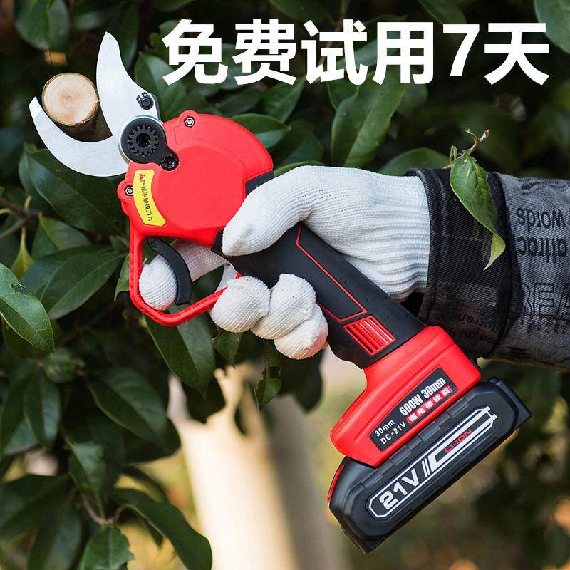 德国进口电动修枝剪果树粗枝剪刀充电式强力无线锂电园艺树枝电剪
