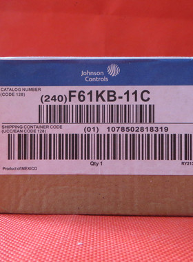 Johnson江森F61KB-11C水流开关传感器液体流量开关控制器质保一年