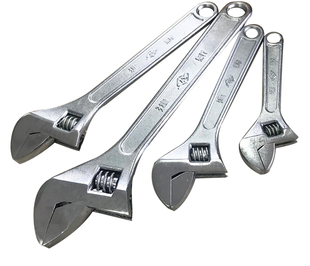 建新活动扳手活络扳手6寸8寸10寸12寸15寸18寸22寸开口活扳光柄扳