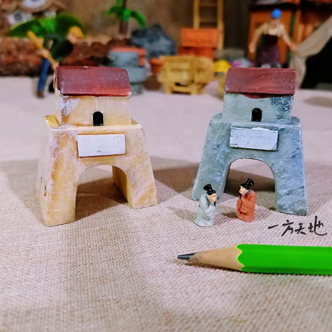 场景模型仿真微缩古建筑