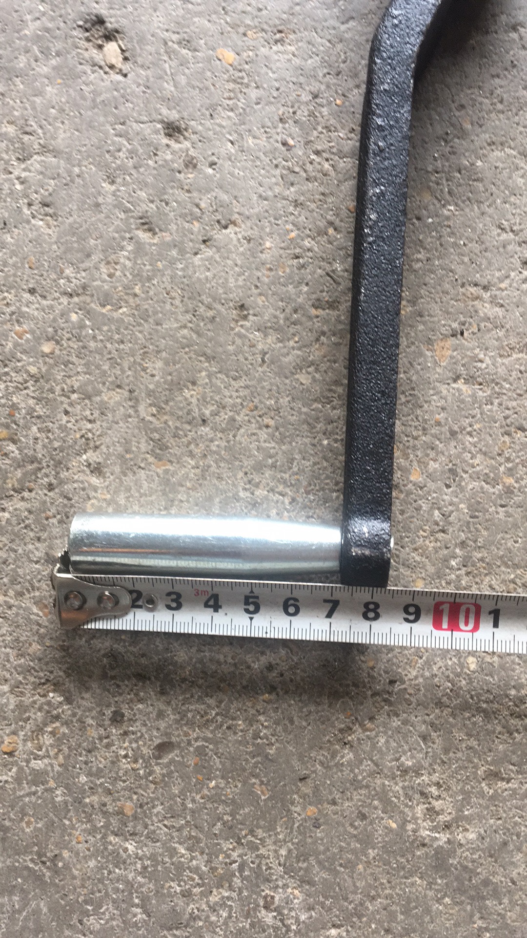 b665 8002方孔摇把 17x17内四方19x19铸钢材质 可转动手柄