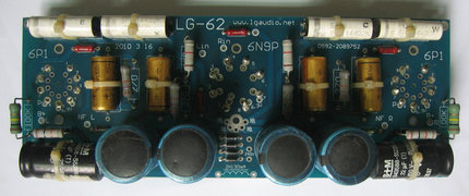 6N9P+6P1 3W+3W功放板成品板 管子管座外露安装LG62