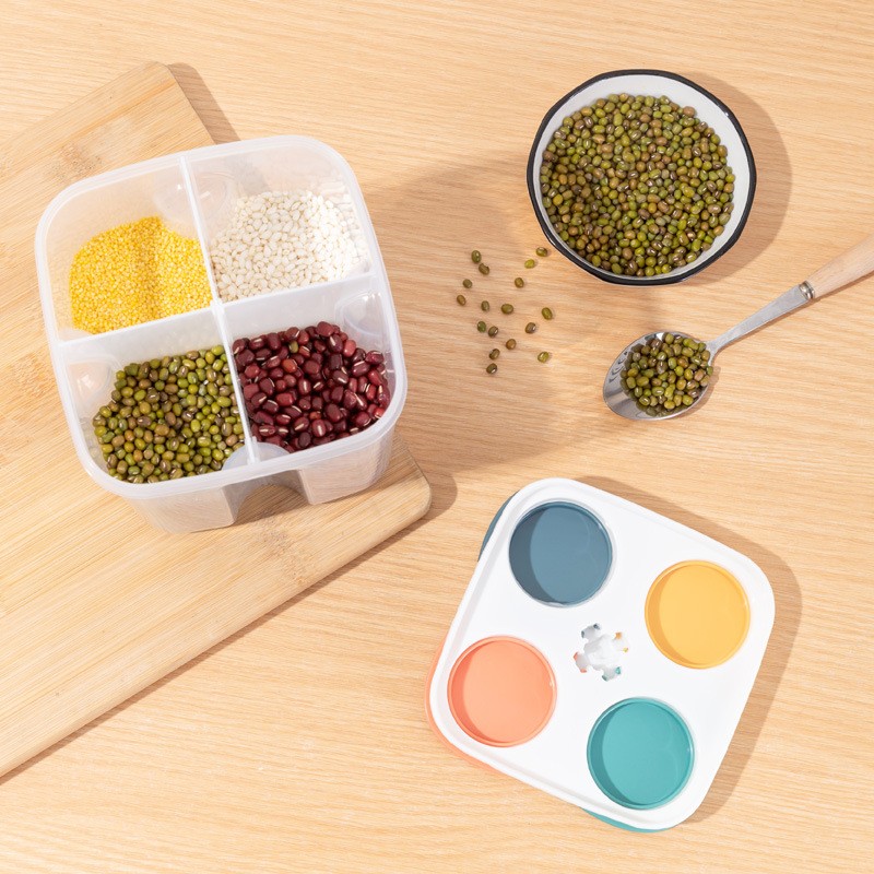 分格密封罐保鲜盒厨房塑