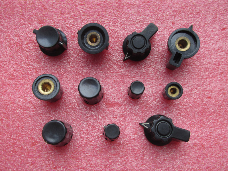 电位器用古董黑色胶木旋钮  内嵌铜套固定 锣钉旋紧固定有四款,农机/农具/农膜,叉,淘宝优惠券,粉丝福利购,淘宝优惠卷