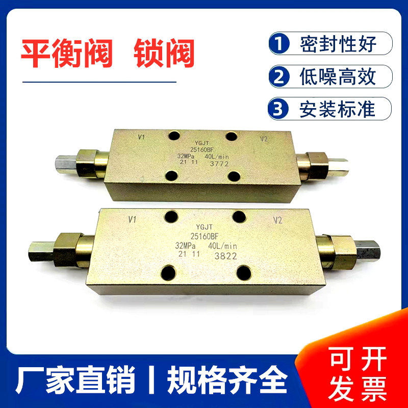 平衡阀液压锁双向油缸工