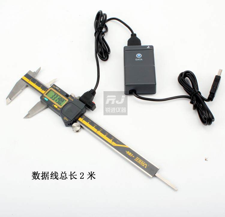 【连接电脑数显卡尺 数据输入EXCEL WORD无需安装软件USB接口