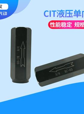 高压液压单向阀CIT-02/-03/04气动止回阀直通管式止回阀门止逆阀