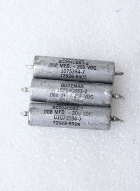 美国GUDEMAN 古德曼下机 0.068UF  20V仪器胆机油浸发烧无极电容