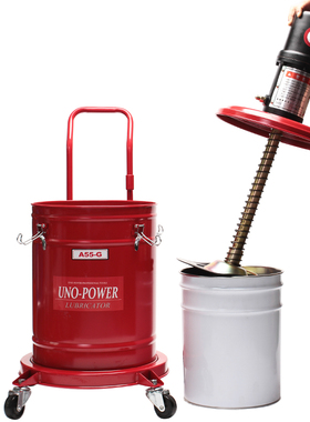 佑能UNOPOWER进口气动黄油枪A55-G-30L气动润滑泵注油器黄油车