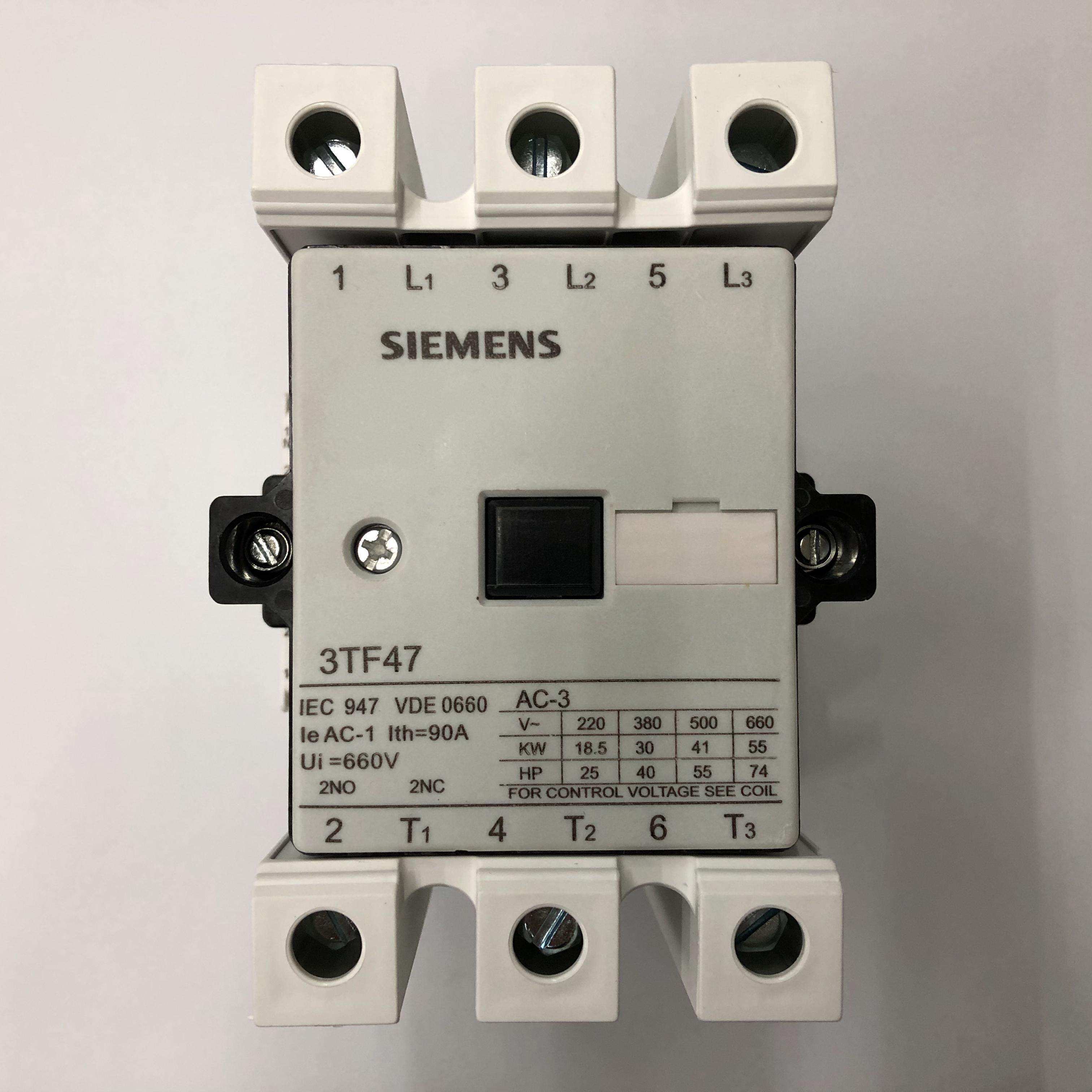 询价原装正品3TF4722-0XF0 AC110V 50/60Hz西门子三级交流接触器