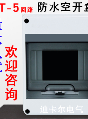 PZ30配电箱 HT-5/8/3P回路明装断路器充电桩户外防水空开盒漏保盒