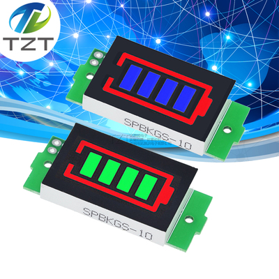 锂电池组电量指示灯板 6/12/24/36/48V蓄电 电动车电瓶电量显示器