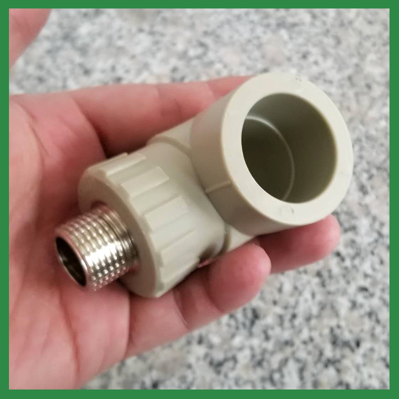 灰色外丝弯头变径牙大小