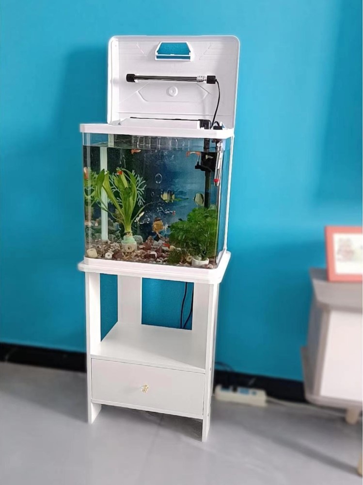 实木客厅鱼缸台桌柜子底柜支架底座托架放鱼缸的架子40鱼缸架多层